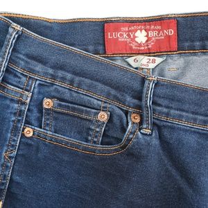 Lucky Brand Sweet N Low Dark Bootcut Stretch Jeans